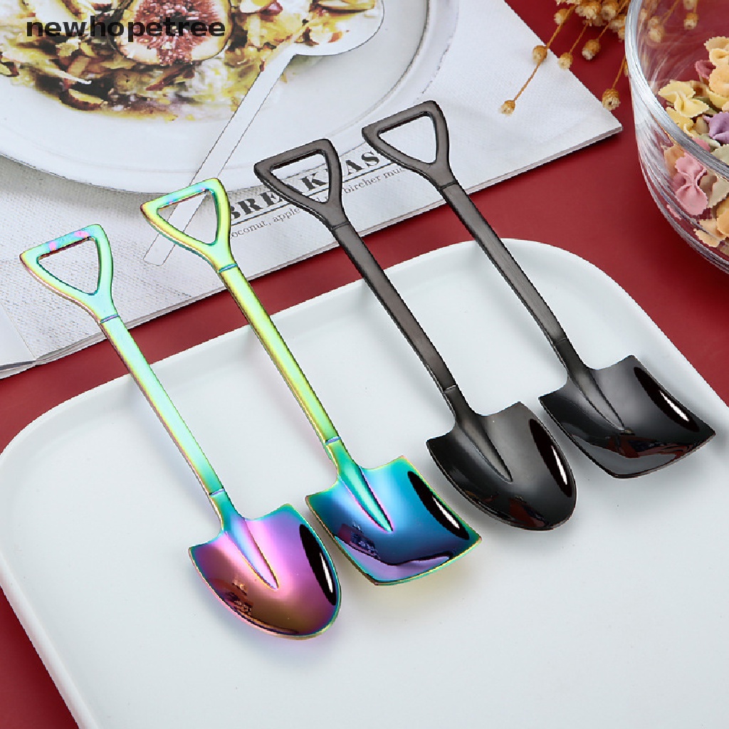 Muỗng cà phê bằng thép không gỉ tiện dụng dùng để ăn kem/ trái cây/ tráng miệng
