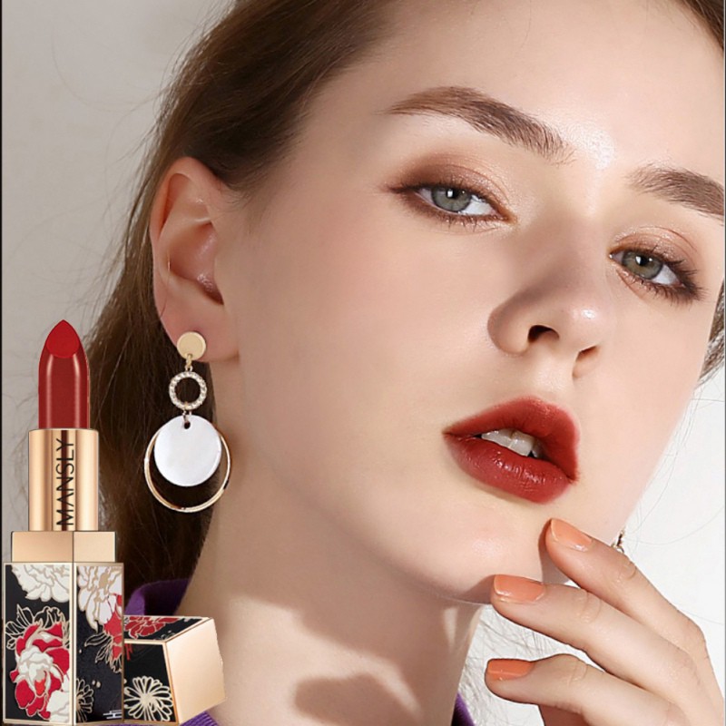 [Hàng mới về] Son môi dưỡng ẩm lâu trôi hiệu ứng lì phong cách trung hoa