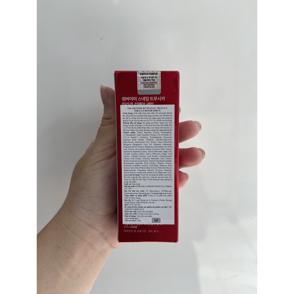 Nước Hoa Hồng Dưỡng Ẩm Phục Hồi Da Some By Mi Snail Truecica Miracle Repair Toner 135ml | BigBuy360 - bigbuy360.vn