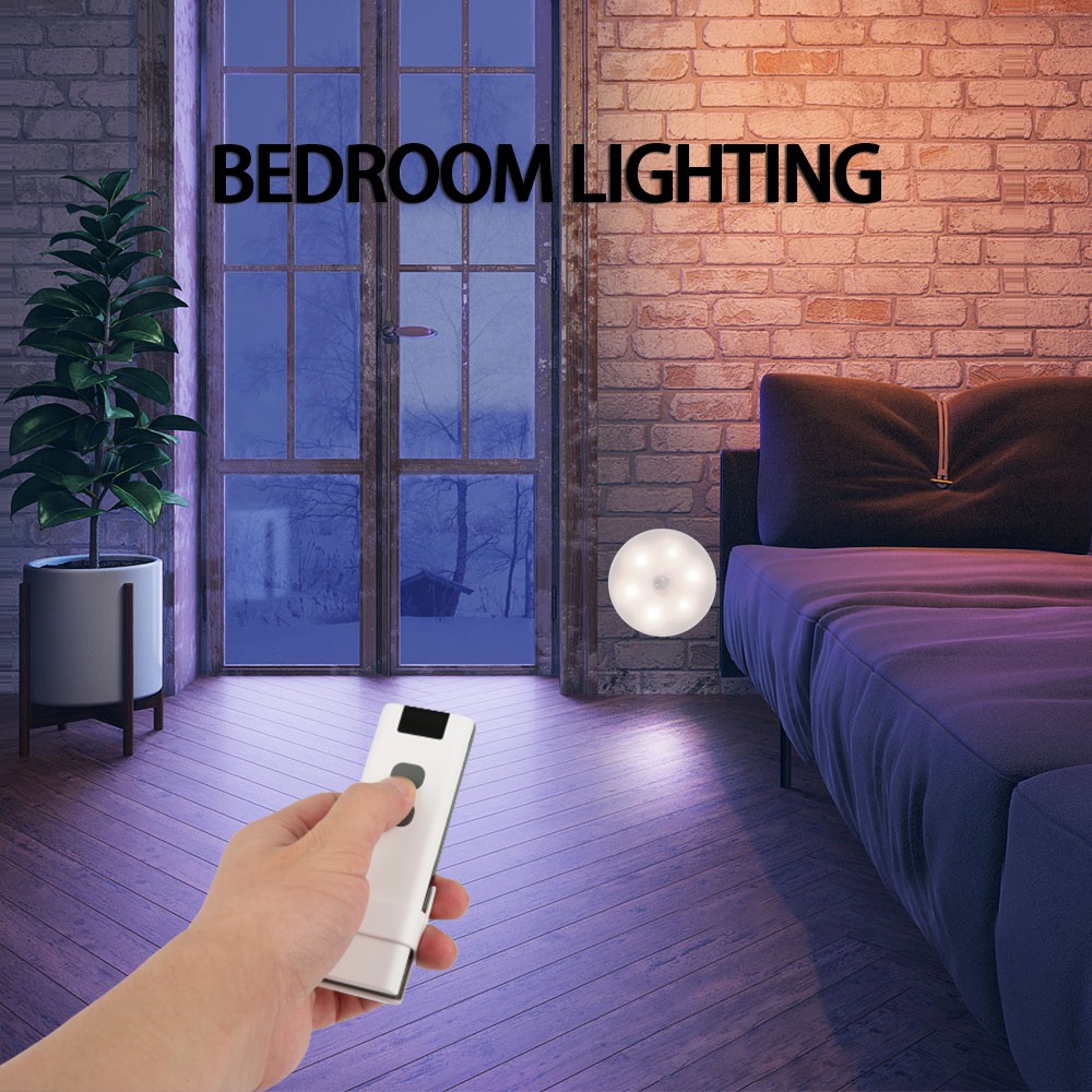 Đèn ngủ LED USB có thể sạc lại Đèn tường phòng ngủ Cầu thang Tiết kiệm năng lượng Đèn ngủ cảm ứng cơ thể thông minhhoại