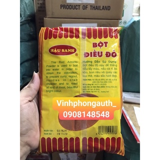Bột điều đỏ 500gr Hậu Sanh