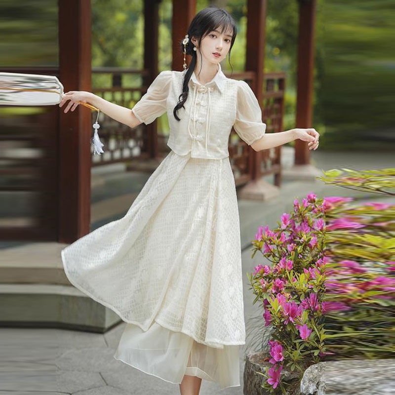 Đầm Sườn Xám Cách Tân Phong Cách Thời Trang Trung Hoa Dễ Thương Dành Cho Nữ