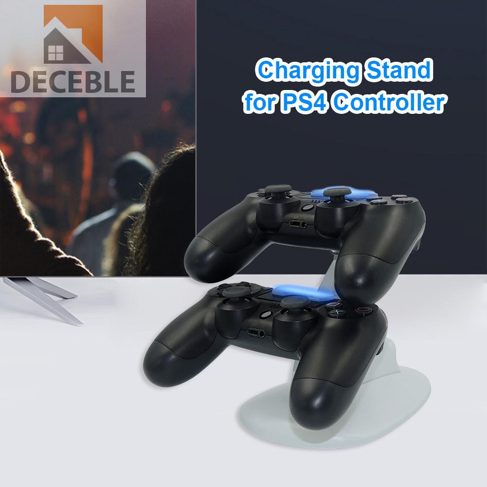 Đế Sạc Đôi Không Dây Cho Tay Cầm Chơi Game Sony Ps4 / Ps4 Slim