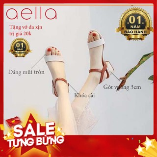 Giày cao gót nữ dáng Hàn Quốc 3cm dành cho học sinh sinh viên AELLA3402