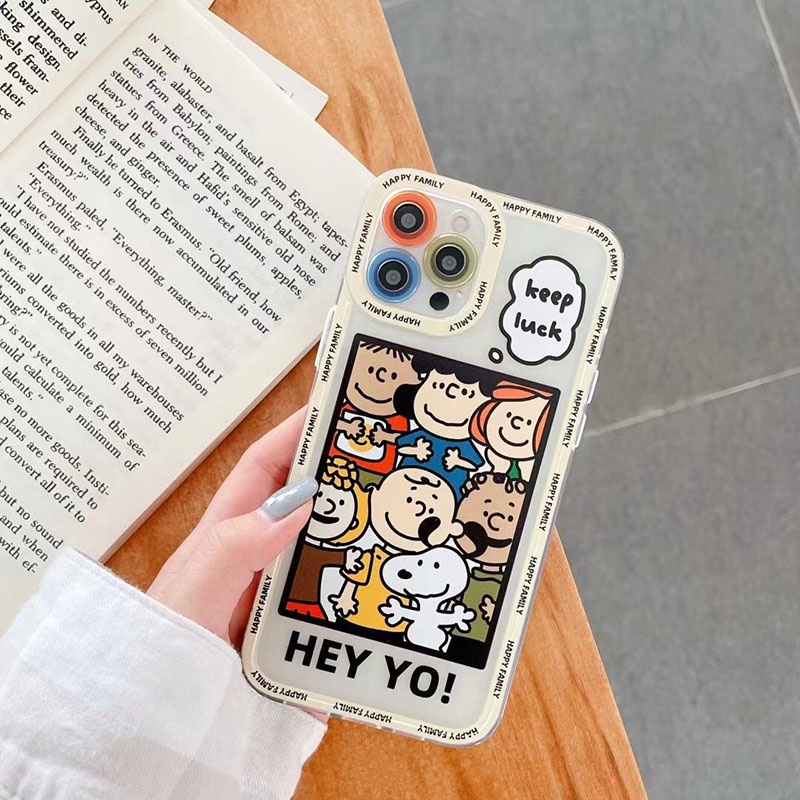 Ốp Điện Thoại Mềm Hình Charlie Lucy Cho IPhone 13 Pro Max 13 Mini 13 Pro 12 Pro Max 12 11 Pro Max XR Max 6s 7 8 Plus