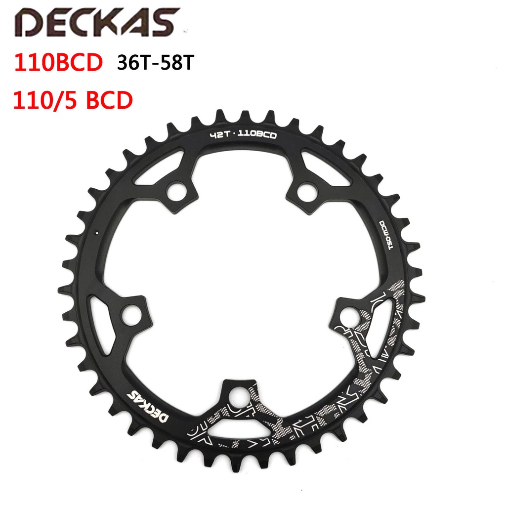 Đĩa Xích Xe Đạp 10/5 BCD 110BCD 36T-58T Chuyên Dụng Cho shimano sram