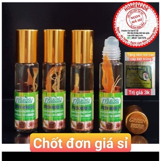 dầu sâm lăn thảo dược thái lan green herb oil tặng tăm tre cao cấp