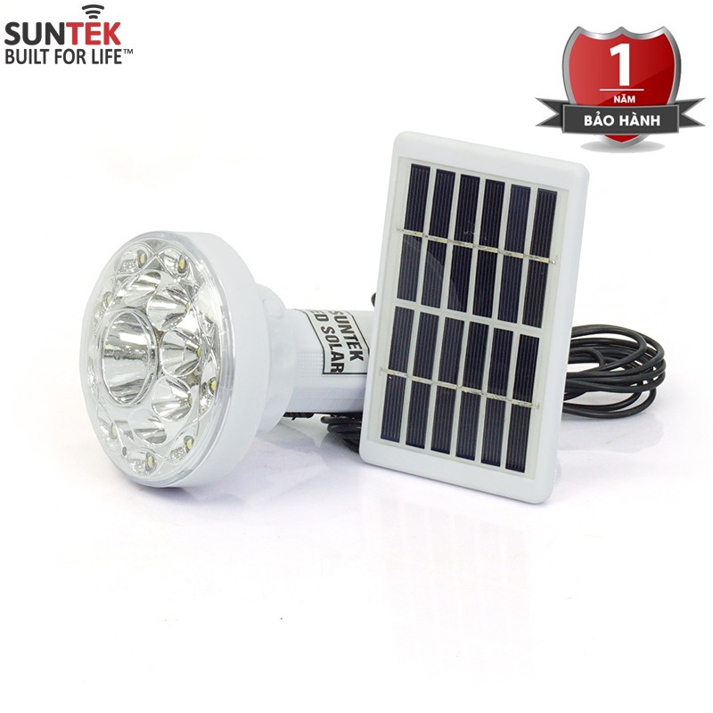 Đèn LED Tích Điện Năng Lượng Mặt Trời SUNTEK EP-022 3W - Hàng Chính Hãng - Bảo hành 1 năm