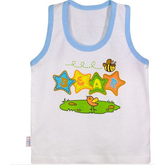 Áo Ba Lỗ Trắng Hello B&B