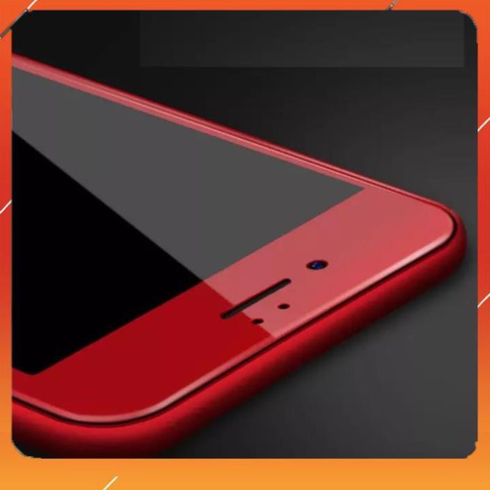 [M] Kính cường lực full màn hình 4D màu đỏ Iphone 6,6s, 6plus, 7, 8, 7plus, 8plus -rẻ