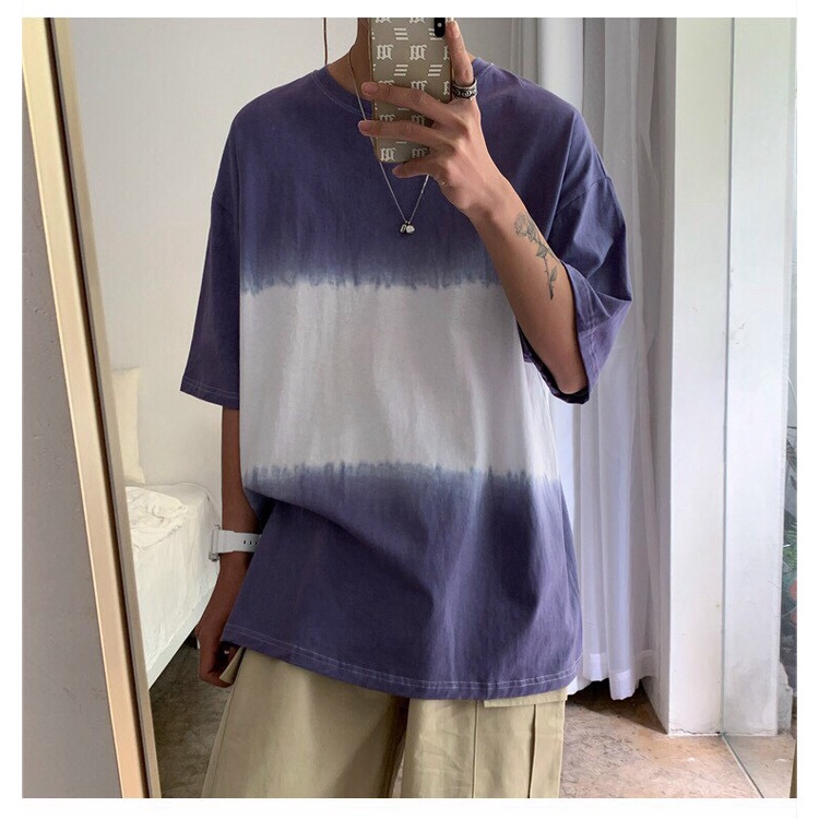 Áo thun loang Cotton form rộng unisex nam nữ cực đẹp , hoạ tiết ĐỘC ĐÁO cho các bạn trẻ lựa chọn KME