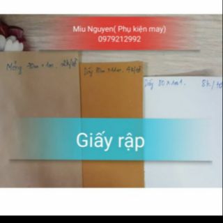 Combo 10 tờ giấy rập mỏng của Nhật