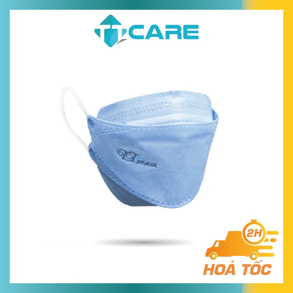 Túi 10 Khẩu Trang Y Tế 4D 4 Lớp TTMASK KF94 / Nhiều Màu / Chính Hãng TTCare