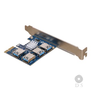 Chuyển đổi cổng pci-e sang 4 cổng usb 3.0 cho các máy đào bitcoin