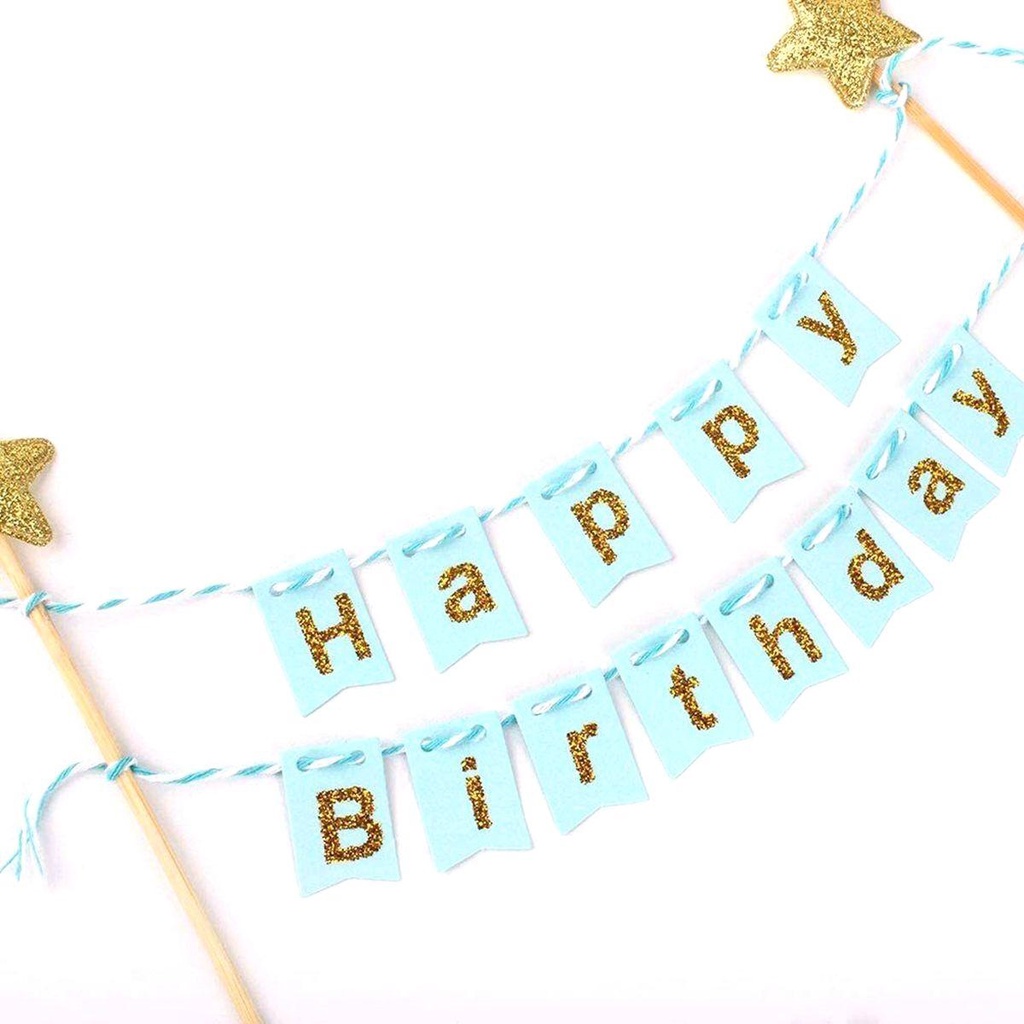 Bánh Topper LLOYD Trẻ Em Người Lớn Tự Làm|Dải Băng Trang Trí Bánh Kem Chữ Happy Birthday