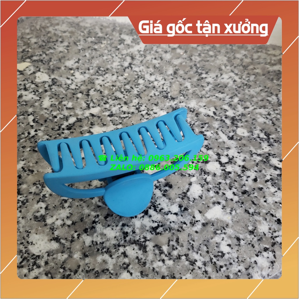 [New] Kẹp tóc 14 răng to, mặt nhựa nhám nhiều màu