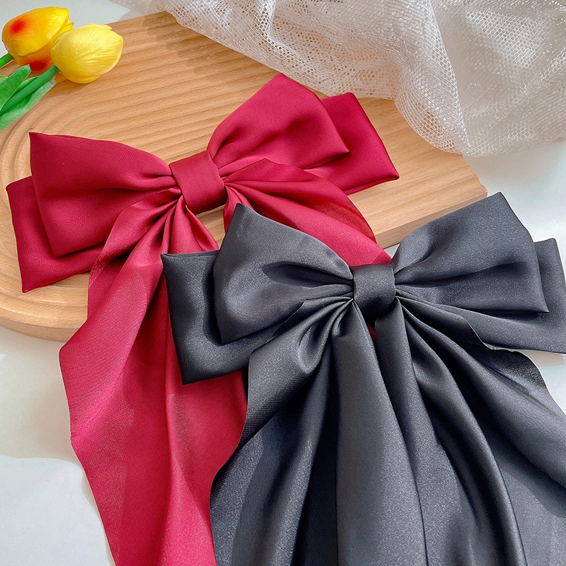 Kẹp Tóc Nơ Dài Thời Trang Hàn Quốc 2022 Dành Cho Nữ