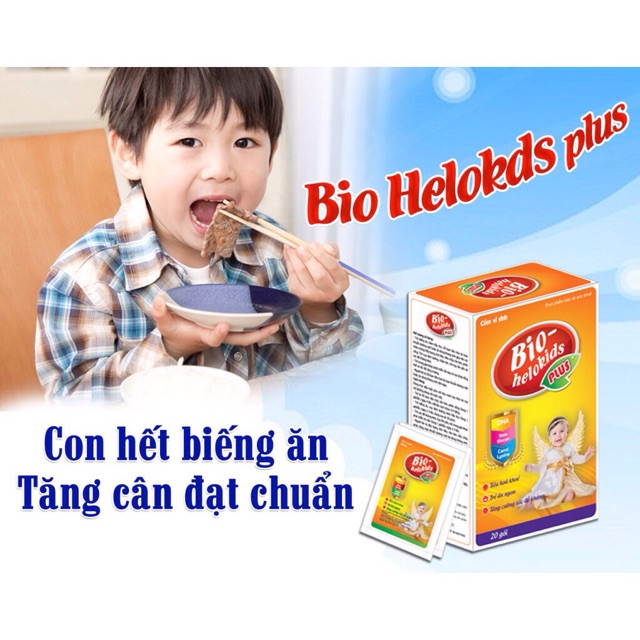 Cốm vi sinh Bio Helokids Plus - Hỗ trợ tiêu hóa, tăng cường hấp thu, phục hồi sức khỏe