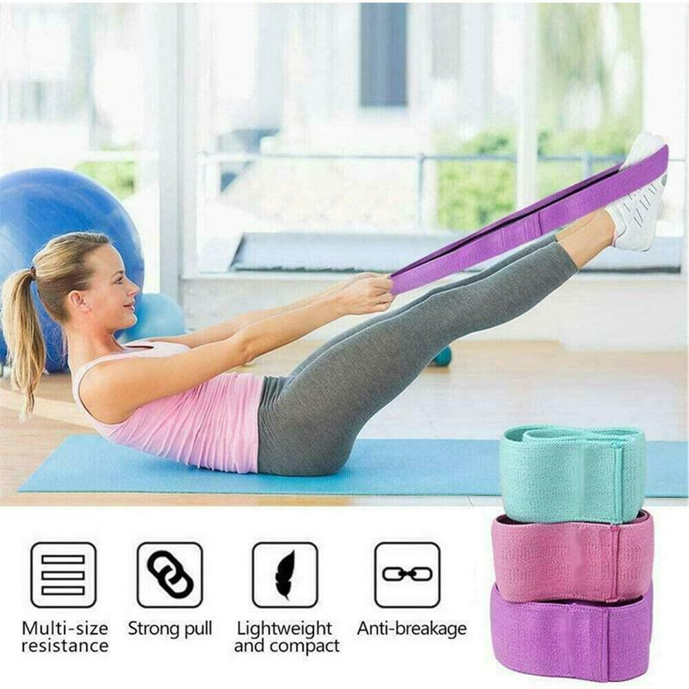 1 Dây Đai Kháng Lực Co Giãn Chống Trượt Hỗ Trợ Tập Yoga / Thể Hình Cho Nữ