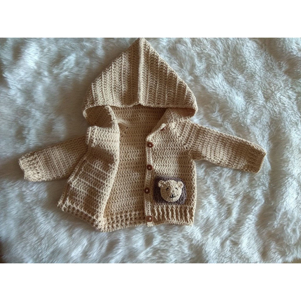 Áo khoác len handmade cho bé
