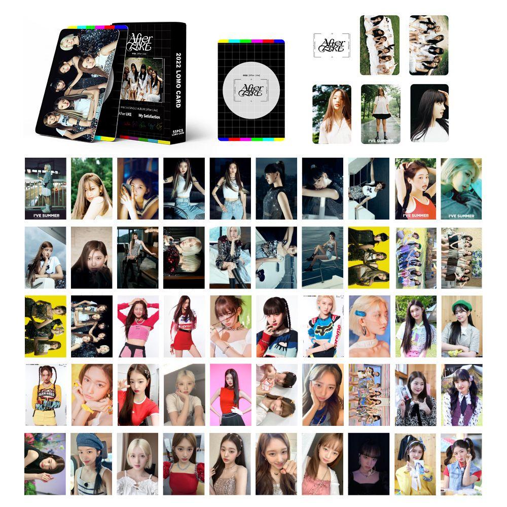 Bộ Album Ảnh Thẻ HD In Chữ IVE LOVE Divi Exhibition Xinh Xắn Cho Bé