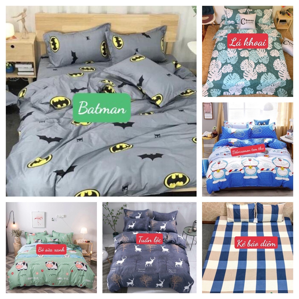 Ga Gối Trải Giường, M2 M4 M5 M6, vải Coton Poly mềm mịn