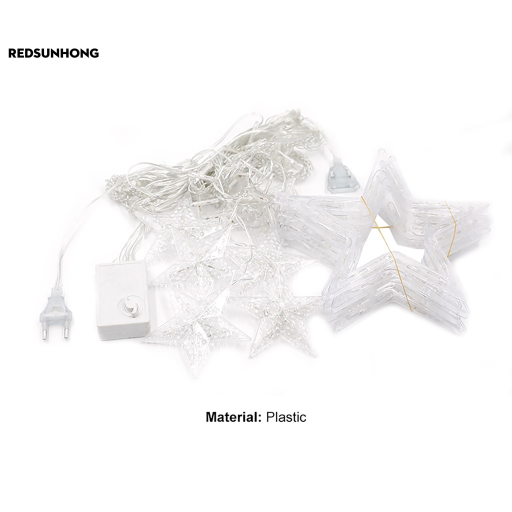 Rèm cửa trang trí phòng ngủ hình trăng sao phích cắm US/EU