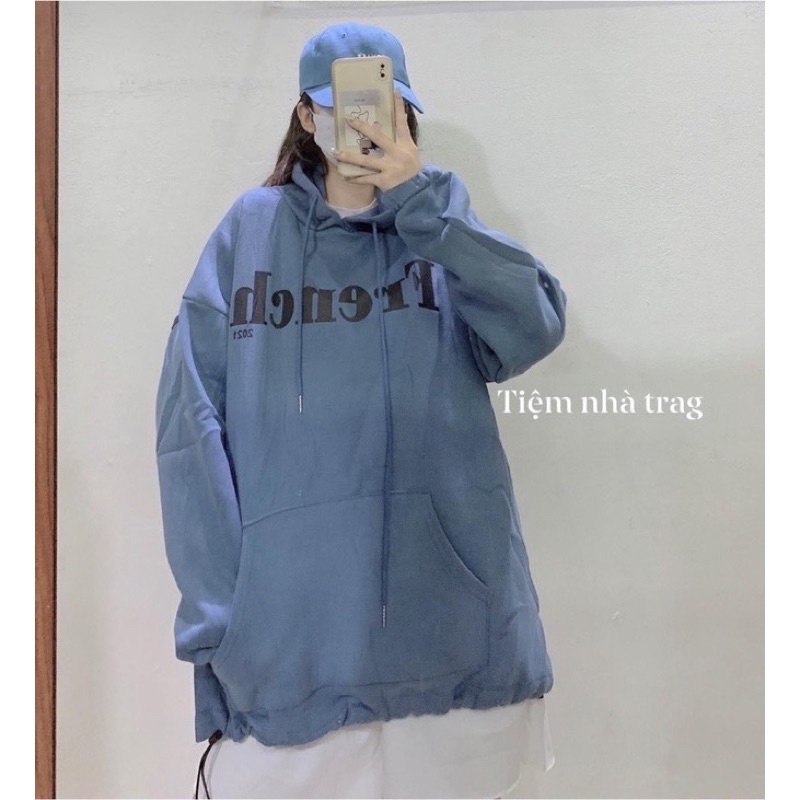áo hoddies chữ frech
