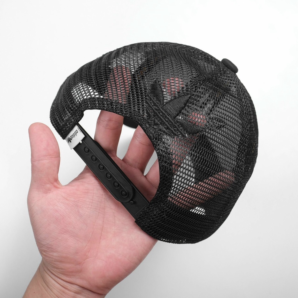 Nón lưỡi trai A DI DAS chất vải nhung phối lưới Hàn Quốc cao câp, nón kết thể thao Mã A2A22 màu vàng, đen