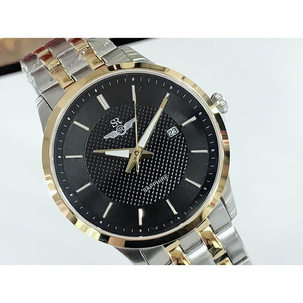 Đồng Hồ Đôi SRWATCH nam SG1072.1201TE và nữ SL1072.1201TE mặt kính Sapphire chống trầy chồng nước