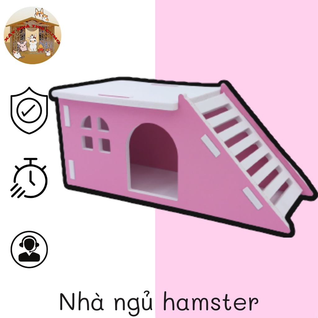 Nhà ngủ hình thang cho hamster kích thước 17.5x7.5x8cm - XNTC22