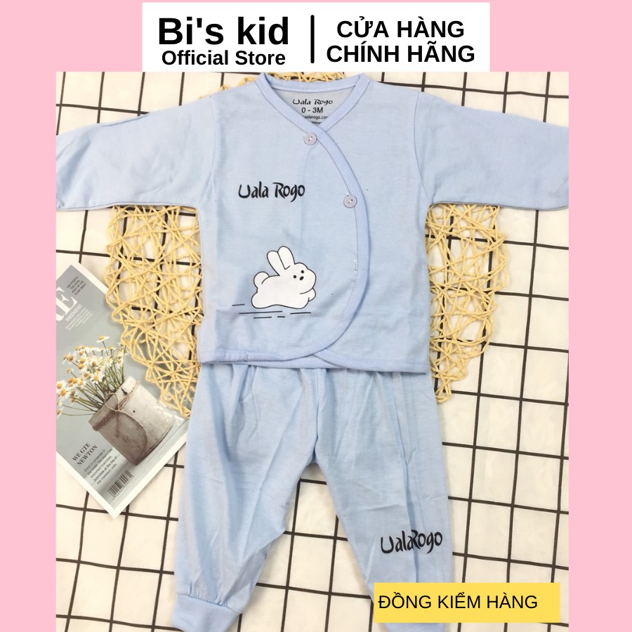 Quần áo trẻ emFREESHIPQuần áo sơ sinh Uala chất cotton mềm,không xù, thấm hút mồ hôi | Size từ 3-9kg| | Dài tay |