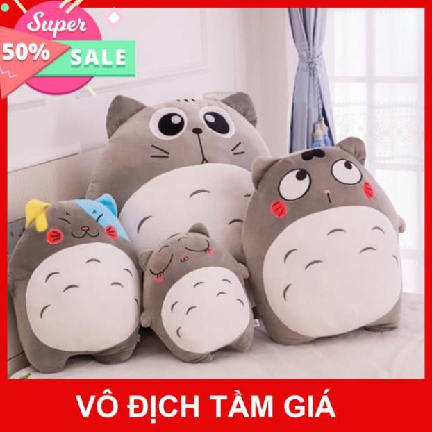 Gấu bông , gối ôm totoro chất liệu vải nhung Hàn Quốc cao cấp