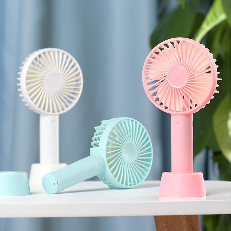 Quạt mini cầm tay có chân đứng để bàn | BigBuy360 - bigbuy360.vn