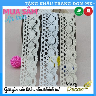 Ren viền 4cm may khăn trải bàn, rèm, đồ trang trí, đồ handmade ( đơn vị: m)