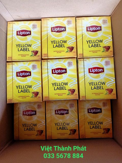 [BÁN LẺ THEO GIÁ SỈ] TRÀ LIPTON TÚI LỌC 100 gói