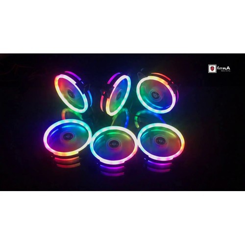 Fan LED RBG Coolmoon không remote