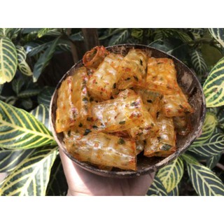 1 bịch bánh tráng cuộn tôm hành ăn chay