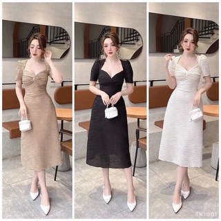 Đầm xoắn ngực