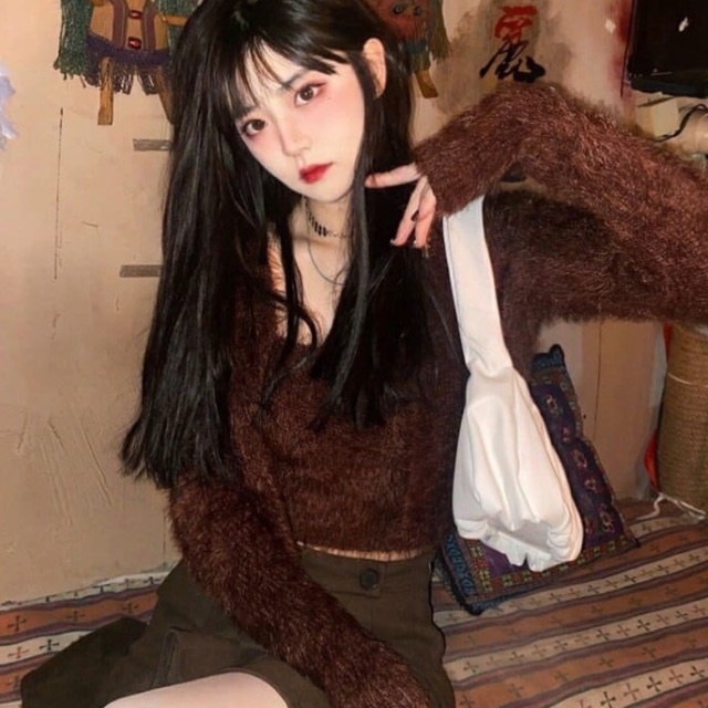 SET CARDIGAN LÔNG THỎ  5 màu