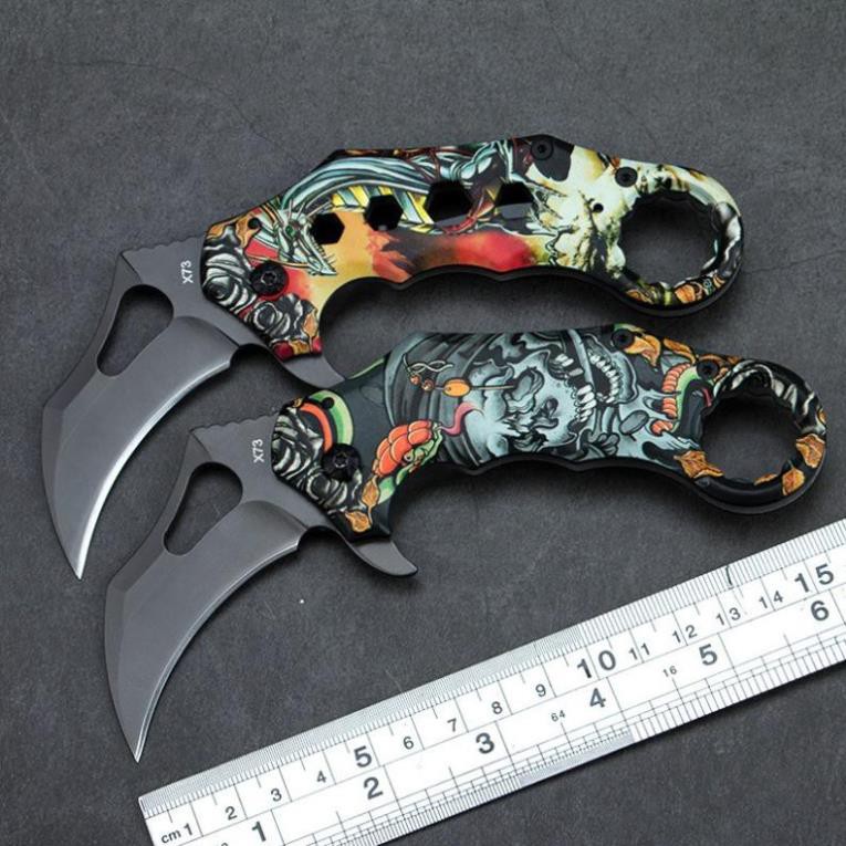 [ RẺ NHẤT SHOPEE] KARAMBIT EDC SƠN CHẮC, 3D NỔI, THÉP KHÔNG GỈ - Hàng Gủi Ngay