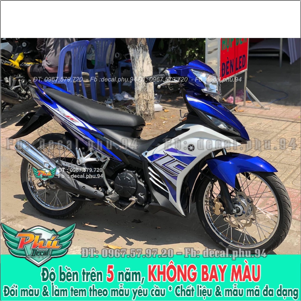 Tem Rời Exciter 135 Lc trắng xanh (K) -1