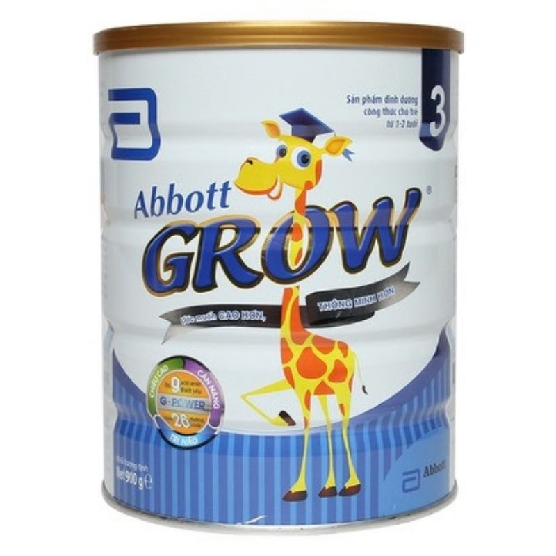 sữa bột Abbott grow lon 900g sẵn đủ số