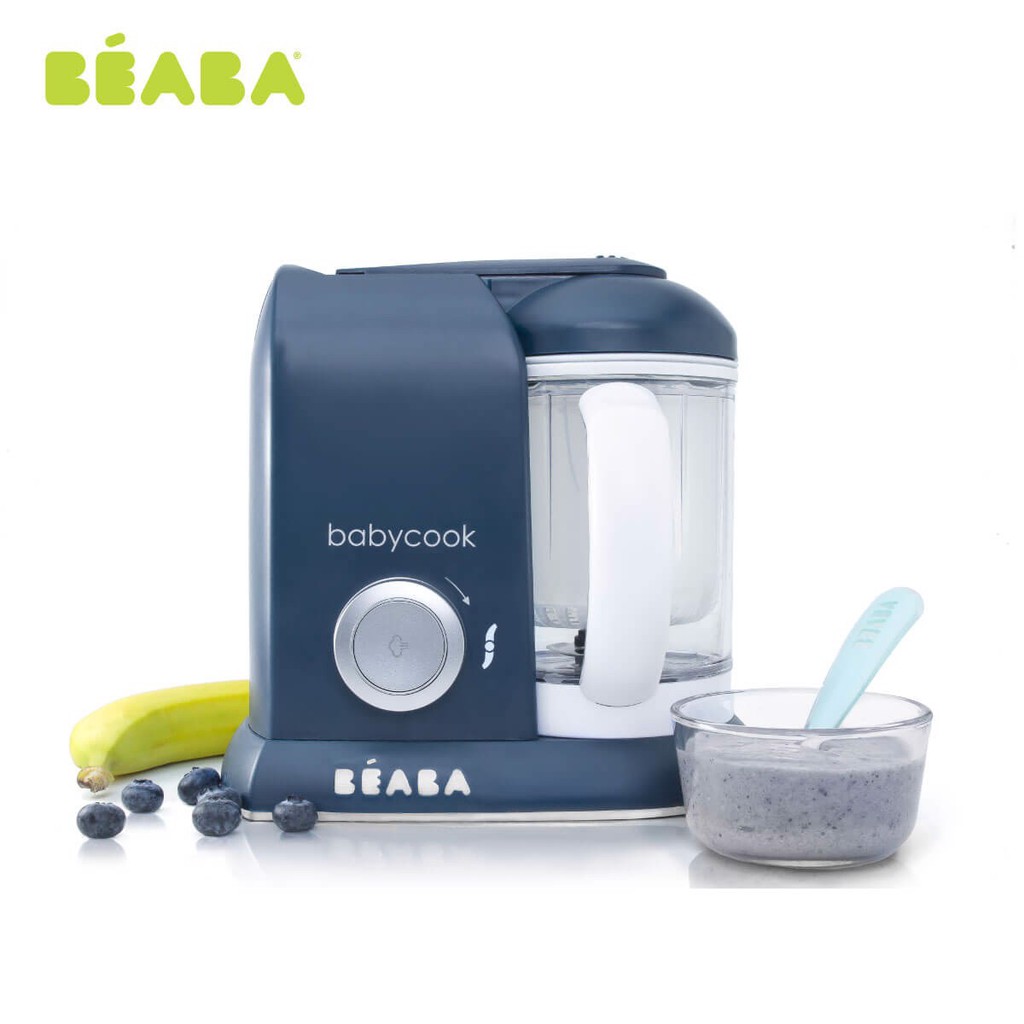 Máy xay hấp đa năng 4 trong 1 Babycook xanh navy Beaba