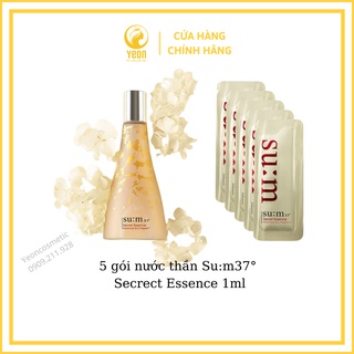 Combo 5 gói Nước thần Su:m37° Secrect Essence 1ml