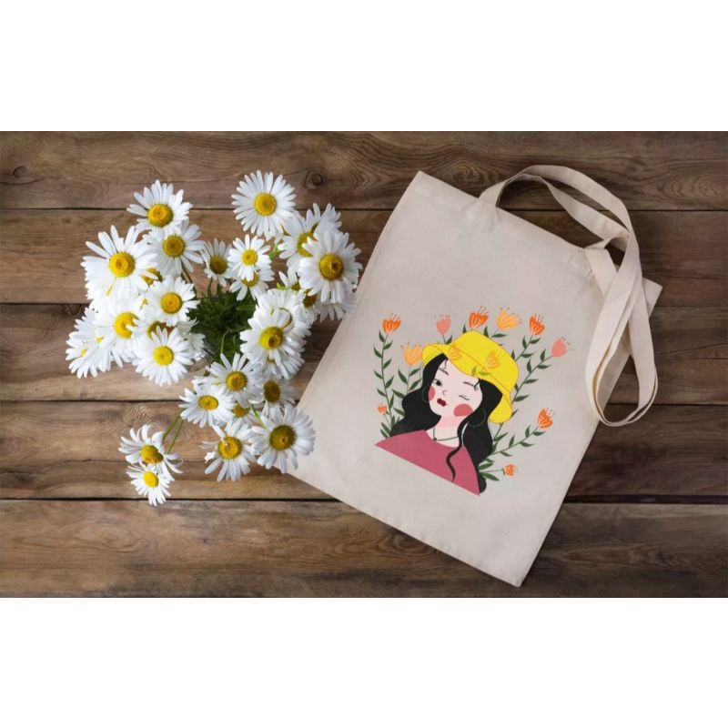 Túi vải tote Olay