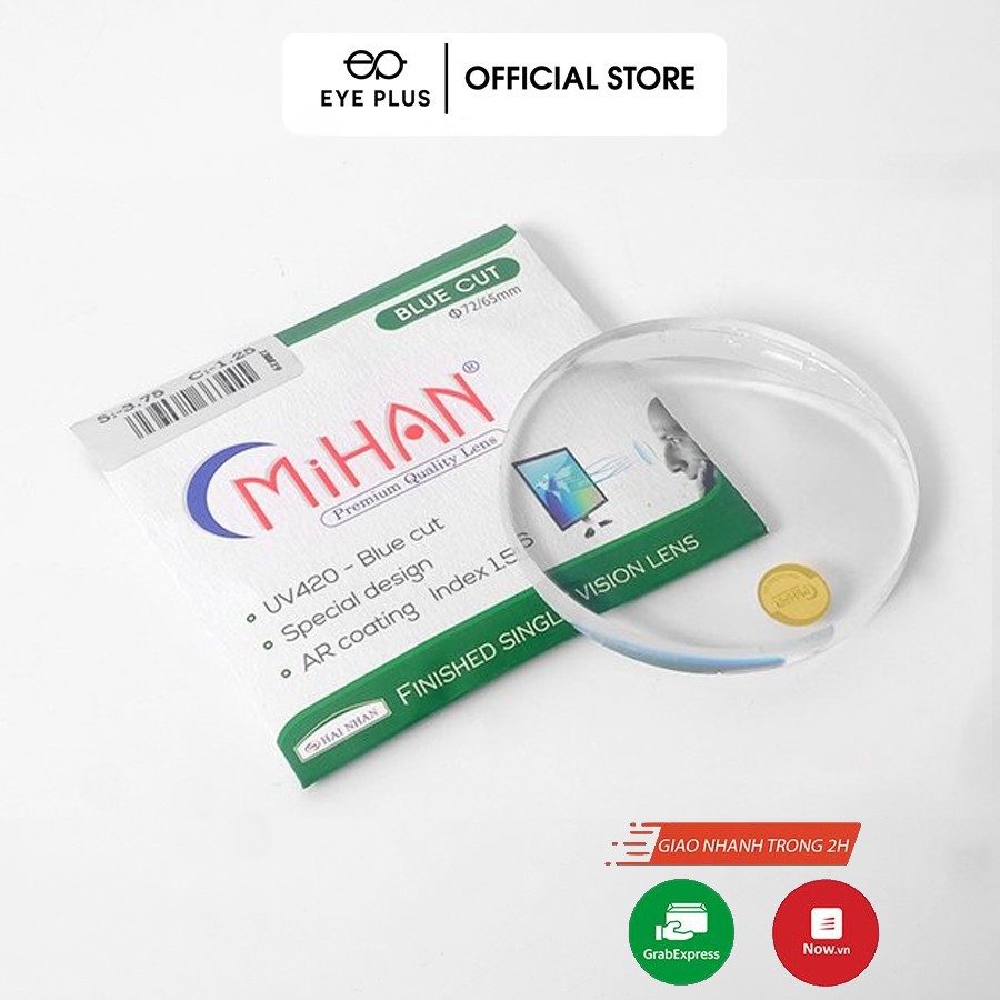 Mắt kính cận nam nữ EYE PLUS Mihan chống ánh sáng xanh, tia uv chính hãng | BigBuy360 - bigbuy360.vn