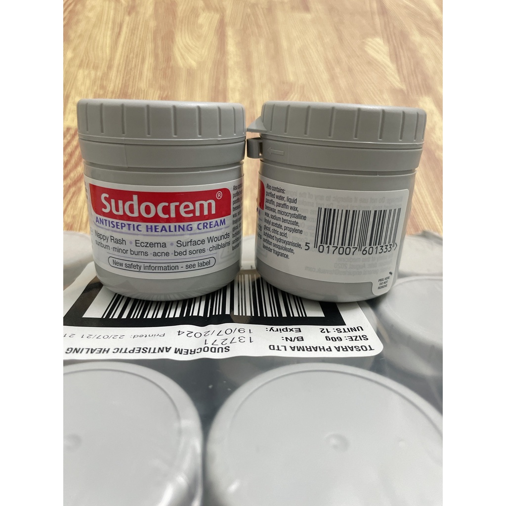 (DATE 2025) Kem hăm Sudocrem cho bé sơ sinh nội địa Anh 60gr SUDOCREAM