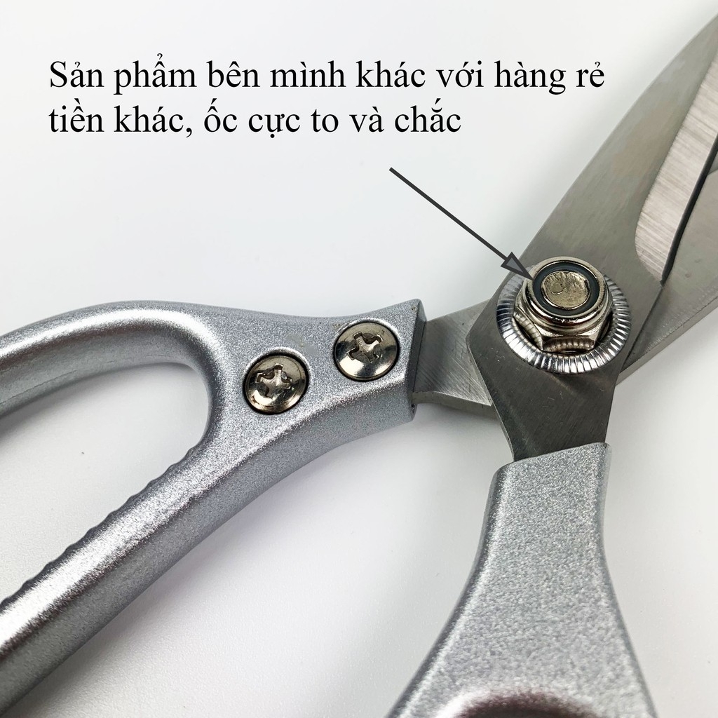KÉO CẮT XƯƠNG GÀ BẰNG THÉP MÀU XÁM SANG TRỌNG, MÃ J-10