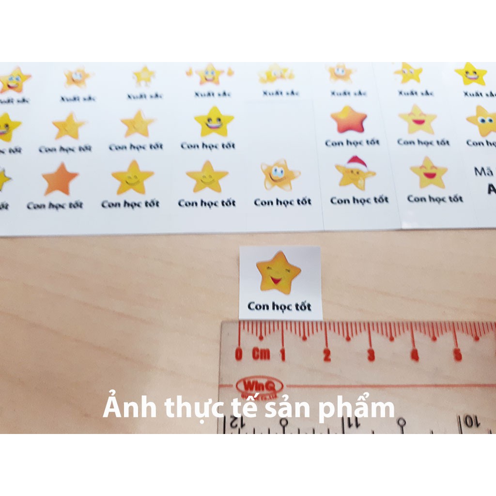 Sticker khen chữ 50k 5 tờ A4 x 159 Stick - Mã A430